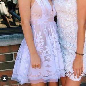 White Graduation Dress
